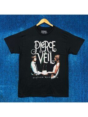 Pierce The Veil Selfish Machines Rock T-Shirt Size Large